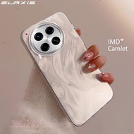 ELAXIS Casing for Tecno Camon 30/Tecno Camon 30 5G Phone Case Simple Feather Water Waves Pattern Har