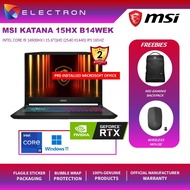 MSI Katana 15 HX B14WEK-432 15.6'' QHD 165Hz Gaming Laptop(i9-14900HX,16GB D5,1TB SSD,RTX 5050,W11)