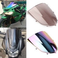 For Kawasaki Z750S Z 750S 2004-2007 ZX10R ZX-10R Motorcycle Windscreen Screen Wind Screen Double Bub