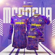 DJ Sport Jersey MALAYSIA Sulam (𝟴𝟵-𝟵𝟬) Jersey MERDEKA - Family Set