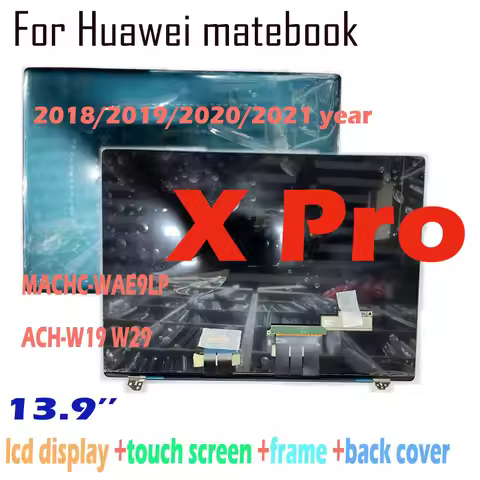 Test Original 13.9" For Huawei MateBook X Pro MAC HD-WFH9 MAC HD-WFE9 MACHD-WFE9Q WFH9 LCD Display T