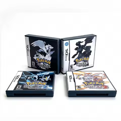Pokemon Game Card Black and White 1 2 Combined Card Cartridge Card Video Game Handheld Player Game C