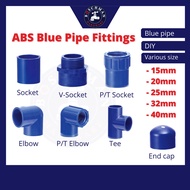 ABS Pipe fitting Pipe Joint Fitting Connector Penyambung Paip DIY Blue Pipe Paip Biru Paip air Water