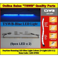 LED Blue Light Daytime Running (9-Light LED X2)-Silicone Tube (LED-D9B2)