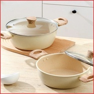 Household double ear crock pot burner induction cooker crock pot soup thickened steaming pot