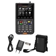 V8 Finder2 Satellite Signal Finder FTA DVB-S/S2/S2X LCD Screen Receiver Meter EU Plug Easy Install