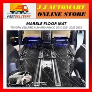TOYOTA VELLFIRE ALPHARD AGH30 2015 2021 2022 2023 MARBLE FLOOR MAT
