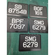 NOMBOR PLATE MOTOR STANDARD JPJ/LULUS JPJ JENIS PETAK SIAP