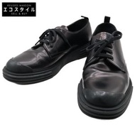 Pre-owned Prada 2EE286 Leather Lace-Up Shoes, Size 6
