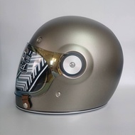 หมวกกันน็อควินเทจ คาเฟ่ เต็มใบหุ้มคาง Index ID รุ่น ROCKET นวมถอดซักได้ (แถมแผ่นบับเบิ้ลและผ้าบับฟรี