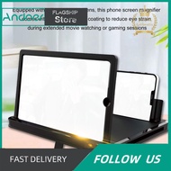 Andoer Andoer 12 Mobile Phone Screen Magnifier Foldable Phone Stand with Screen Amplifiers for Movie