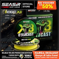 [OFFICIAL] SEASIR OVERCAST PE X8 Fishing Line (150M 300M 6.8KG 22.7KG) Braided Fishing Lines 8