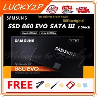 Lucky2p SAMSUNG SSD 860 EVO Solid State Drive Internal Solid State Disk Hard Drive SATA3 2.5 Inch