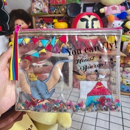 Dumbo Pattern Transparent Storage Bag