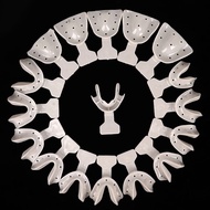 17-Piece Dental Mold Tray Equipment With Normal Tooth Holder Denture