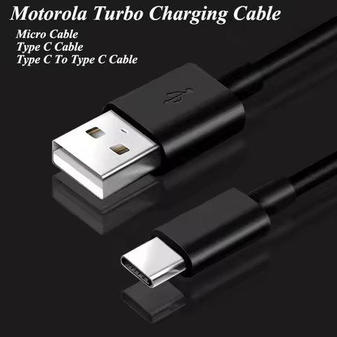 For Motorola Micro USB/Type C PD Tipo c Cable Fast Turbo Charging Data Line For Moto E5 E6 Plus P50 