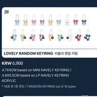 [TWICE官方][全新現貨]  2023 TWICE FANMEETING  OFFICIAL MERCH Lovely random keyring