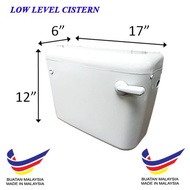 LOW LEVEL Vinyl Eco Cistern Lift Up Valve 6L Complete Low Level Cistern Toilet Cistern Tandas kotak 