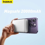 Baseus Power Bank 20000mAh Mini Magnetic Wireless Fast Charge with Auto-wake For iPhone 14 13 12 Pro Max Magsafe Powerbank