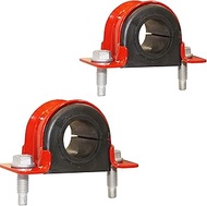 4 PC Code Red Extreme Front Sway Bar Bracket Kit + Front Bushing Kit FITS Explorer, Mountaineer '02-