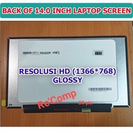 LAYAR Led Lcd Screen Lenovo V14 V14-Iil V14-1Wl V14-Ikb V14-Ada 14inch Hd