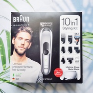 (Braun®) All-in-one Trimmer 7 Styling Kit 10-in-1 With Gillette Fusion5 ProGlide Razor Model MGK7221