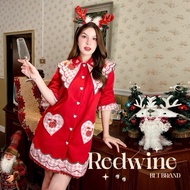 BLT BRAND : Redwine ️Secondhand Sz.l Chest 38