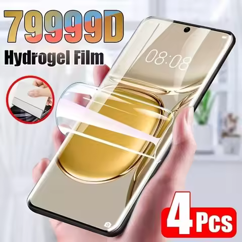4Pcs Hydrogel Film For Realme GT5 240W 150W GT6 GT7 China GT Neo 5 150W 240W 6 SE 6T Screen Protecto