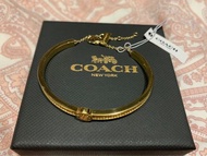 《特價》Coach 金色手鐲