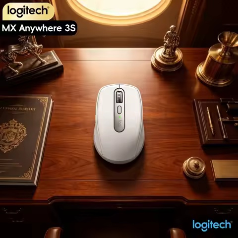 Logitech MX Anywhere 3S Wireless Mouse - Darkfield 8K DPI, Hyper-Scroll, 70-Day Battery, Suitable Fo