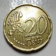 Koin 20 Cent Euro Italia th 2002