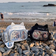 Y2g Trendy Cool Millennium Hot Girl Cartoon Backpack All-Match Mechanical Cat Small Backpack New Pop