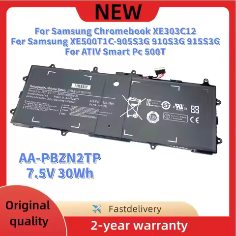 AA-PBZN2TP Laptop Battery For Samsung Chromebook XE303C12 XE500T1C-905S3G XE500T1C-910S3G ATIV Smart