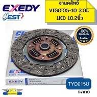 จานคลัทช์ TOYOTA VIGO04-10 3.0 1KD 10.2นิ้ว สปริงชั้นเดียว TYD015U EXEDY รับประกัน6เดือน *87010