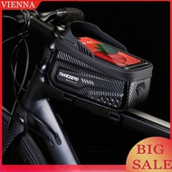 1L Bicycle Upper Tube Bag Waterproof 6.8 Inch Touch Screen Road Bike Accessories