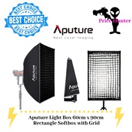 Aputure Light Box 60cm x 90cm Rectangle Softbox with Grid for Portraits Product Photography Video Sh