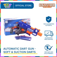 Blaze Storm - Automatic Dart Gun - with Soft &amp; Suction Darts for Boys by Toy World