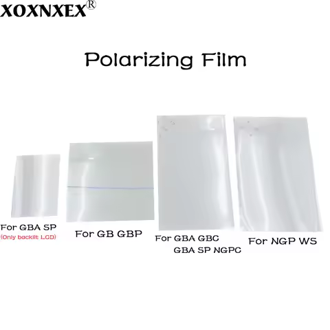 2PCS For Polarized Polarizer Filter Film Sheet For Gamboy GB DMG GBP Polarizing For GBA GBC GBASP GB