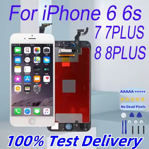 OLED LCD Display for iPhone 5 5S 6 6S 7 7P 8 8P LCD iPhone Screen Replacement 100% Test High Quality