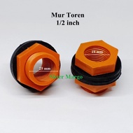 Torn Tank Fitting Nipple 19 mm to 24 mm 1per2 to 3/4 Inch VerlogORANGE Water TankRing - 3PCS