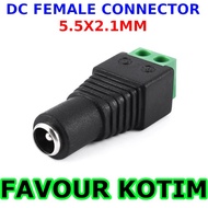 DC FEMALE POWER JACK ADAPTOR DC CCTV 5.5MM SOCKET CONNECTOR DC FVKOTIM