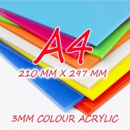 A4 COLOR ACRYLIC SHEET, A4 PERSPEX SHEET, A4 PLASTIK WARNA