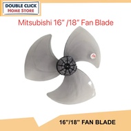 MITSUBISHI Original Fan Blade 16"/ 18" Replacement for Table Fan / Wall Fan / Tatami Fan