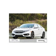 Honda Civic 2016 (FC) – Mugen Door Visor Anti UV Light Acrylic Door Visor