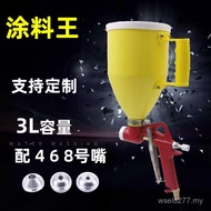 Sprayer Bullet Gun Red Spray Gun Yellow Spray Gun Pot Plastic Real Stone Paint Coating Direct Supply
