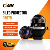 ISUN BiLED Projector Lamp P6070 V2 Double Reflector Double Chip CSP Flat Cut-Off DC9-16V 120/140W