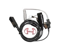3'2 Wire Earpiece Mic Headset Mic Acoustic Tube Noise Reduction Reinforced Compatible with Motorola 