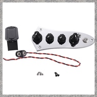 Universal 5 Jazz -08  Loaded Control Plate for 4/5 String  Guitar Replacement Accessories