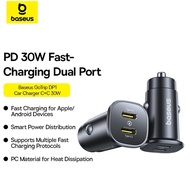 Baseus GoTrip DP1 Car Charger C+C 30W Fast Charging Original Two Port Type C Car Charger