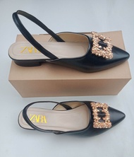 sandal selop zara sandal heels mules terbaru hak 2cm sandal sepatu kerja wanita dewasa sandal zara w
